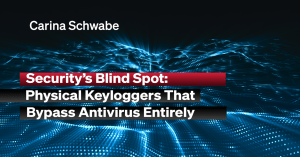 Security’s Blind Spot: Physical Keyloggers That Bypass Antivirus Entirely 